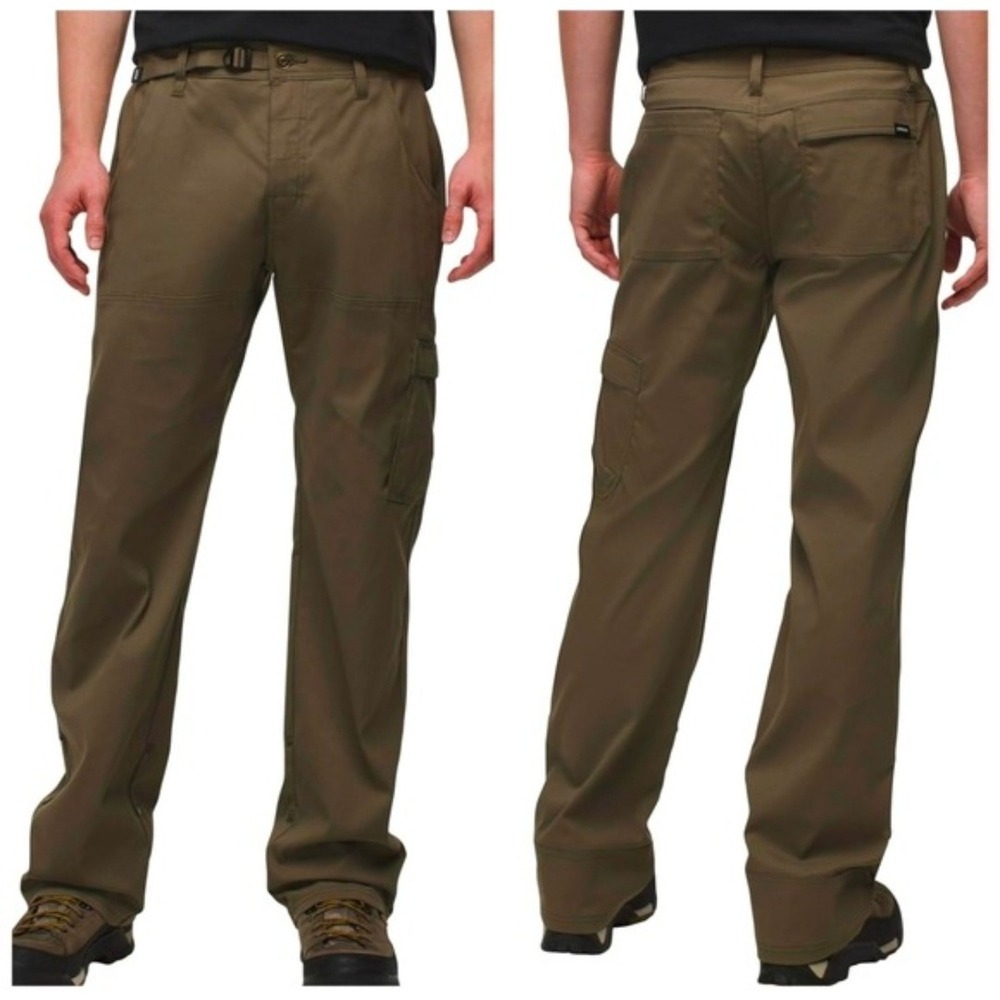 Prana Stretch Zion Pant II Mens 31x30 Slate Green New Straight Leg Hiking Cargo